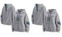 WEAR by Erin Andrews Women's Heathered Gray Indianapolis Colts Plus Size Taped Full-Zip Hoodie Jacket